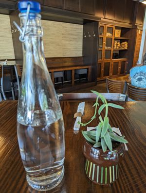 View from a table at Fruits & Roots in Stuart