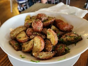 Potato wedges at Fruits & Roots in Stuart