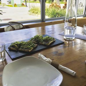 Flatbread at Fruits & Roots in Stuart