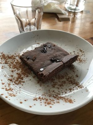 Black bean brownie... far exceeded my expectations! at Fruits & Roots in Stuart