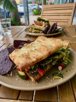 Veggie panini  at Fruits & Roots in Stuart