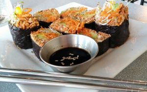 Spicy Nori Roll at Eternal Abundance in Vancouver