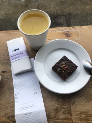 $17.05 for this ! Crazy! But the lemon ginger tea was incredible   at Eternal Abundance in Vancouver