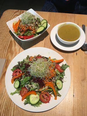 Garden Salad at Eternal Abundance in Vancouver