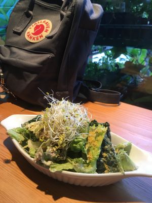 Caesar Salad at Eternal Abundance in Vancouver