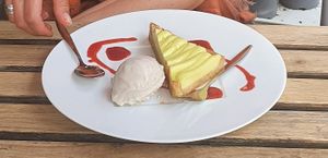 Lemon pie at Bindicafe in Amersfoort