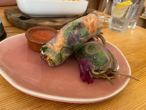Springrolls  at Bindicafe in Amersfoort