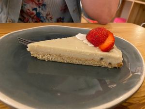 White chocolate cocos cake  at Bindicafe in Amersfoort