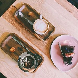 Chocolate and red fruits cake at Bindicafe in Amersfoort