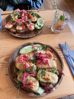 Tempeh goreng   at Bindicafe in Amersfoort