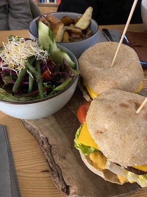 Delicious burgers!  at Bindicafe in Amersfoort