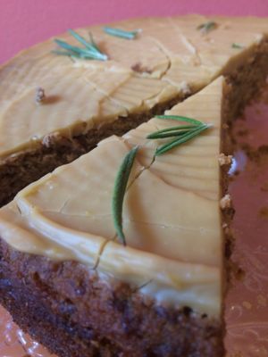 rosemary orange pie  at Bindicafe in Amersfoort