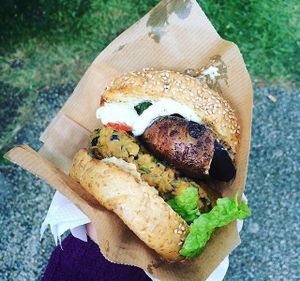 Famous BB ~bindiburger~  at Bindicafe in Amersfoort