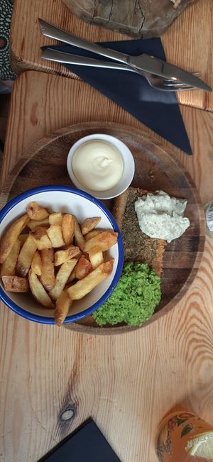 Fish 'n' chips at Bindicafe in Amersfoort