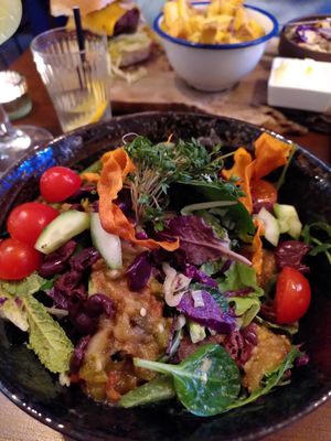 Heerlijke salade mechouia at Bindicafe in Amersfoort