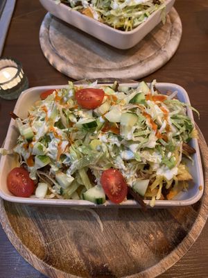 Vegan kapsalon  at Bindicafe in Amersfoort