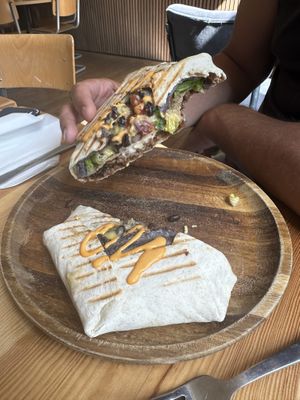 Chrunchy burrito  at Bindicafe in Amersfoort