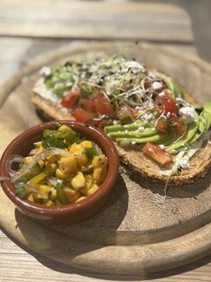 Avocado toast  at Bindicafe in Amersfoort