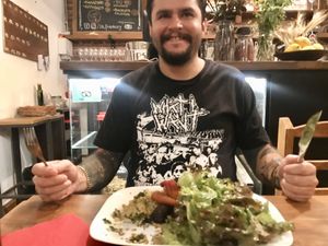 Vegan Menu at La Fonda in Montevideo