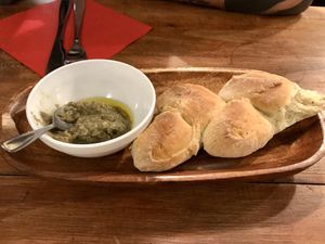 Appetizer at La Fonda in Montevideo