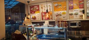 the counter at Cigköftem in Hamburg