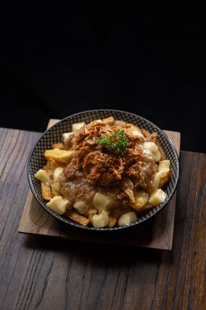 Jack fruit poutine   at Kismet Bar & Kitchen  in Ubud