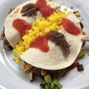 vegan tacos at Amigos in Skopje