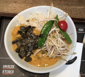 Kürbis Curry  at my indigo in Munich