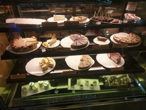 A lot of cakes lol  at Sweet Secret of Raw in Prague