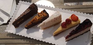 Tasting board to share at Sweet Secret of Raw in Prague