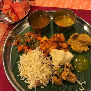 all vegan at Annalakshmi Restaurant in Central Singapore