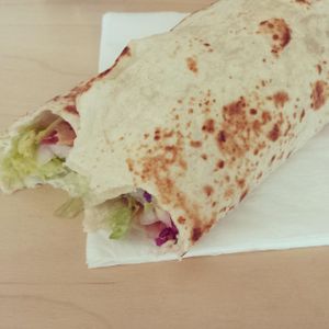 Yufka mit Seitan at Kervan in Konstanz