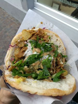 Döner vegan at Kervan in Konstanz
