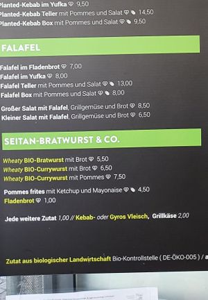 Menu 2022 at Kervan in Konstanz
