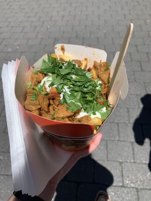 Seitan Gyros Box  at Kervan in Konstanz