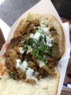 Gyros in pitta  at Kervan in Konstanz