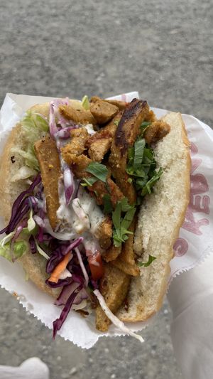 Veganer Lupinen Döner - soooo lecker!!!😍🥙  at Kervan in Konstanz