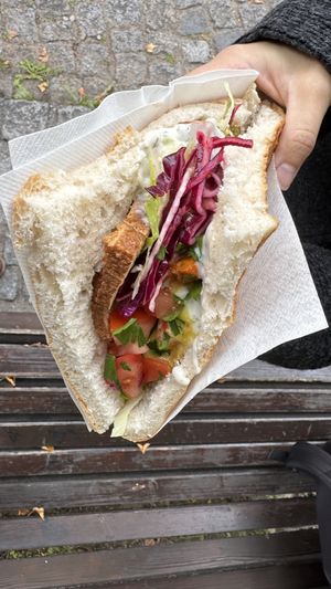 Mit Räuchertofu  at Kervan in Konstanz