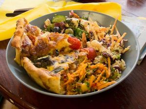 Excellent salads at The Crow's Nest in Gloucester