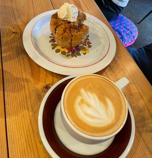 Muffin set  at Phalam Cafe in Kyoto