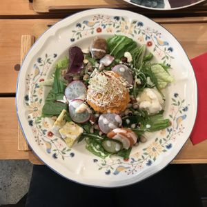 Salad at Phalam Cafe in Kyoto