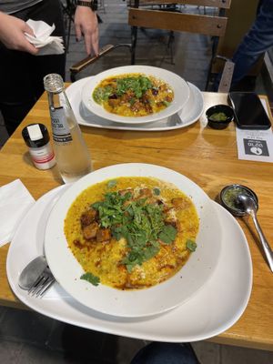 Indian lentil curry   at Market - Dizengoff in Tel Aviv