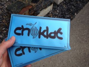 all the 70% or darker bars are vegan  at Choklat in Calgary