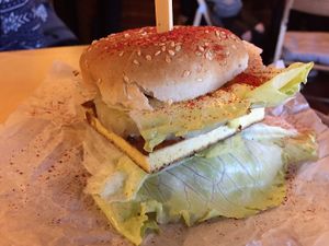 tofu burger  at Veggie Bro in Vladimir