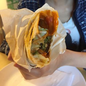 falafel roll at Veggie Bro in Vladimir