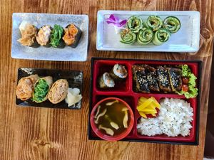Vegan Sushi and Bento at nomVnom Bistro - Clarke Quay in Central Singapore