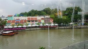 riverfront view at nomVnom Bistro - Clarke Quay in Central Singapore