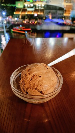 chickpea coffee ice cream at nomVnom Bistro - Clarke Quay in Central Singapore