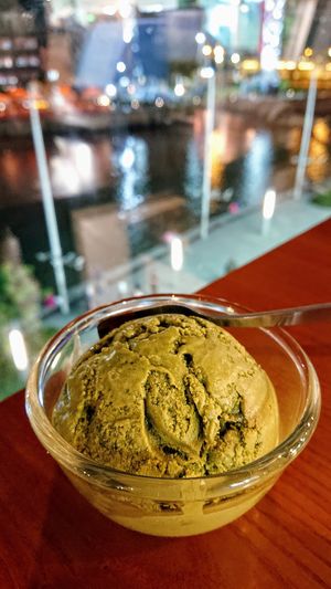matcha ice cream at nomVnom Bistro - Clarke Quay in Central Singapore