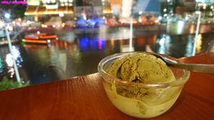 matcha ice cream at nomVnom Bistro - Clarke Quay in Central Singapore